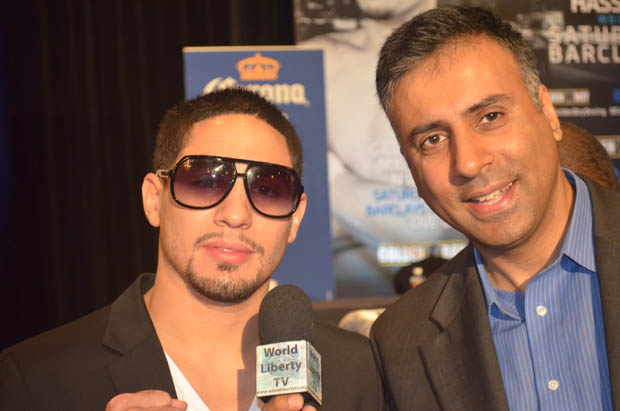 Dr.Abbey with Danny Garcia World Light Welterweight Boxing Champ