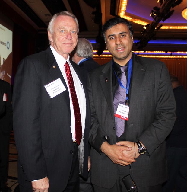 Dr.Abbey with Dave Westcott ,President Westcott Automotive