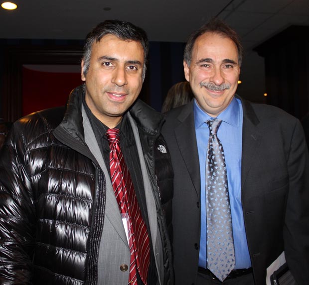 Dr.Abbey with David Axelrod Presidential Advisor