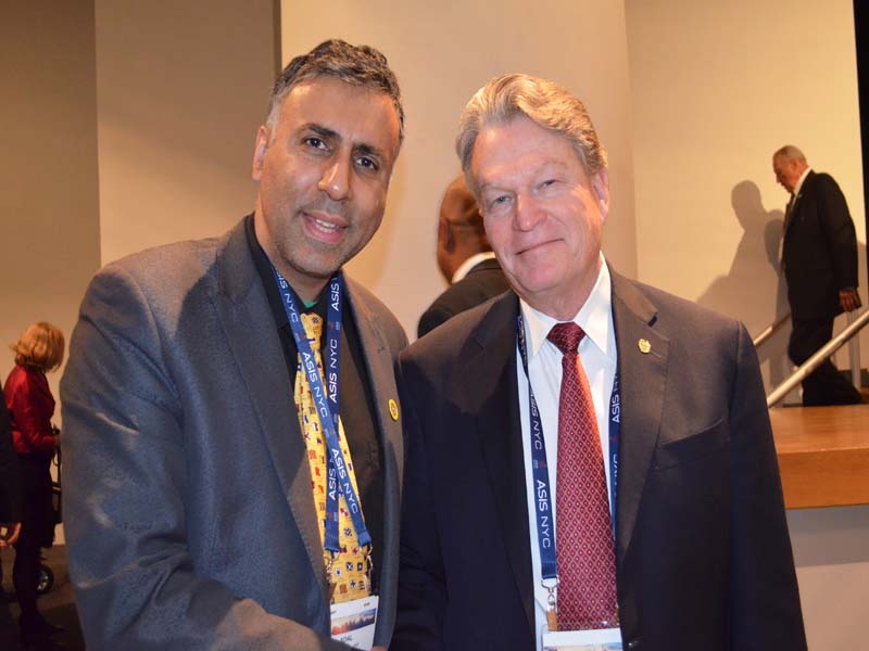 Dr.Abbey with David C. Davis ASIS International President