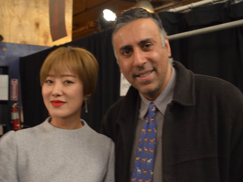 Dr.Abbey with Designer JiYoun Lee of JARRET