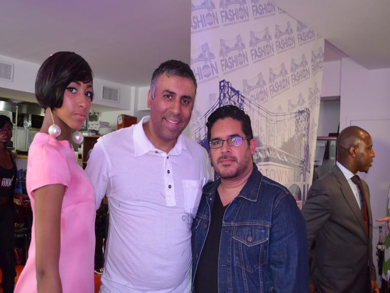 Dr.Abbey with Designer Victor Lopez & model
