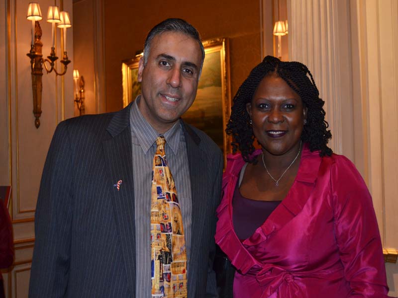 Dr.Abbey with Elizabeth Ngonzi CEO Afrika Tikkun USA