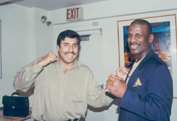 Dr.Abbey with Former 2 Time Boxing Great Michael Spinks