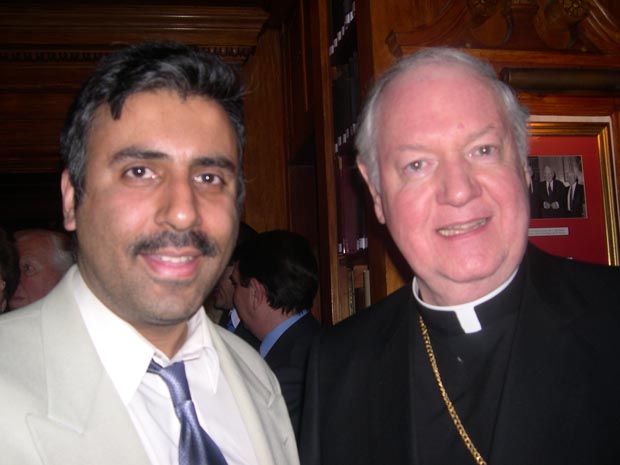 Dr.Abbey  with Former Archbishop Cardinal Edward Egan
