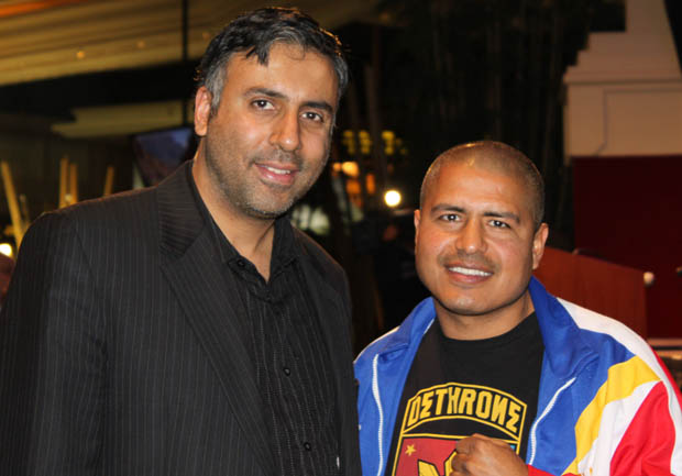 Dr.Abbey with Former World Champion & trainer Robert Garcia