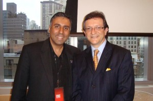 Dr. Abbey with Gabriel Abaroa Jr., President CEO of The Latin Recording Academy