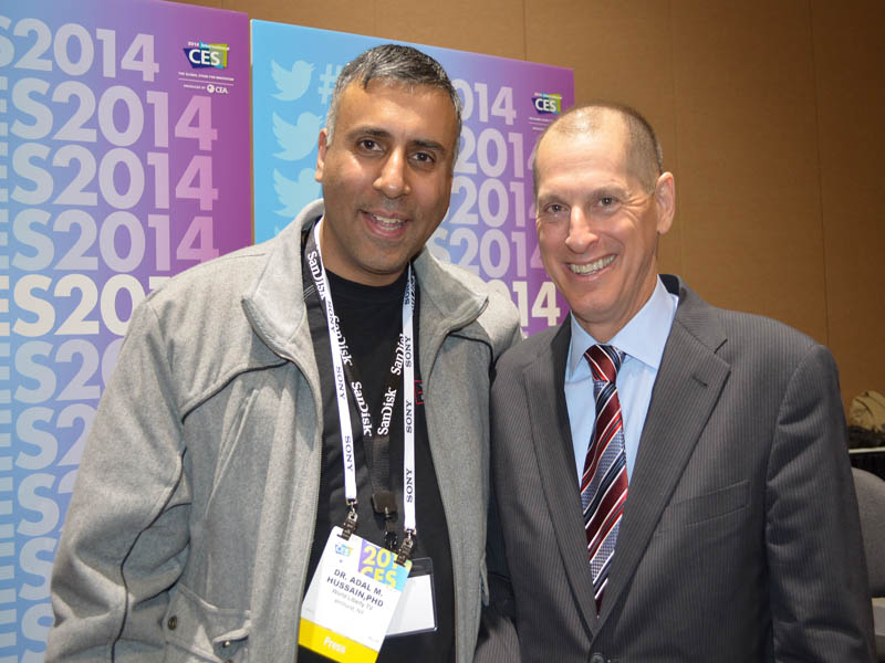 Dr.Abbey with Gary Shapiro,President CES International