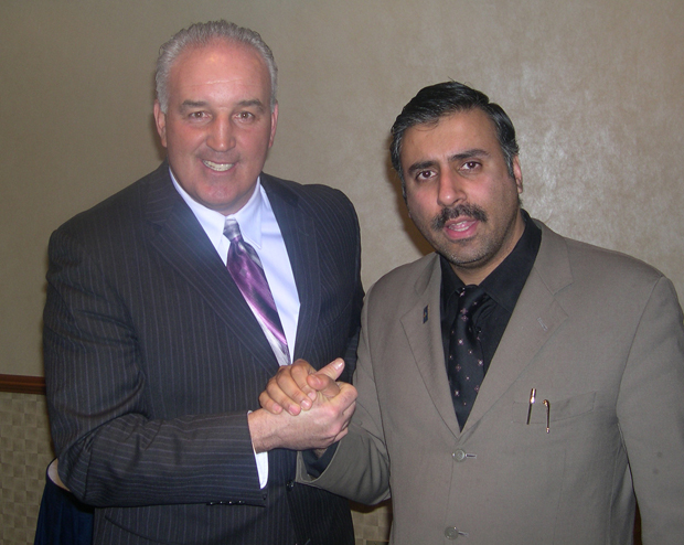Dr.Abbey with Gerry Cooney Boxing Contender