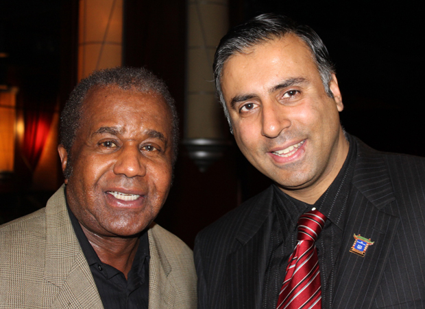 Dr.Abbey with Hall of Fame Boxing Trainer Emaunel Stewart