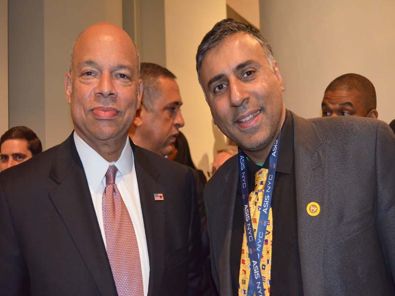 Dr.Abbey with Homeland Secretary Jeh Johnson