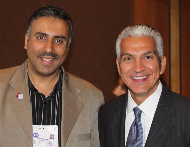 Dr.Abbey with Javier Palomarez. President and CEO US Hispanic Chamber of Commerce