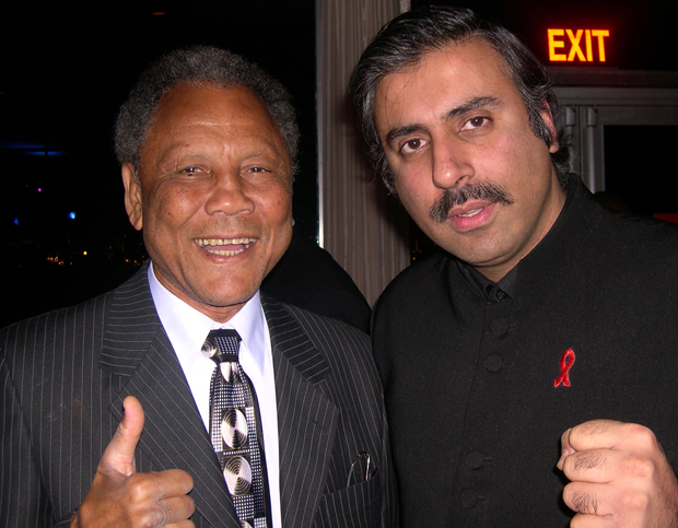 Dr.Abbey with Jose Torres Former World Light Heavyweight Boxing Champ