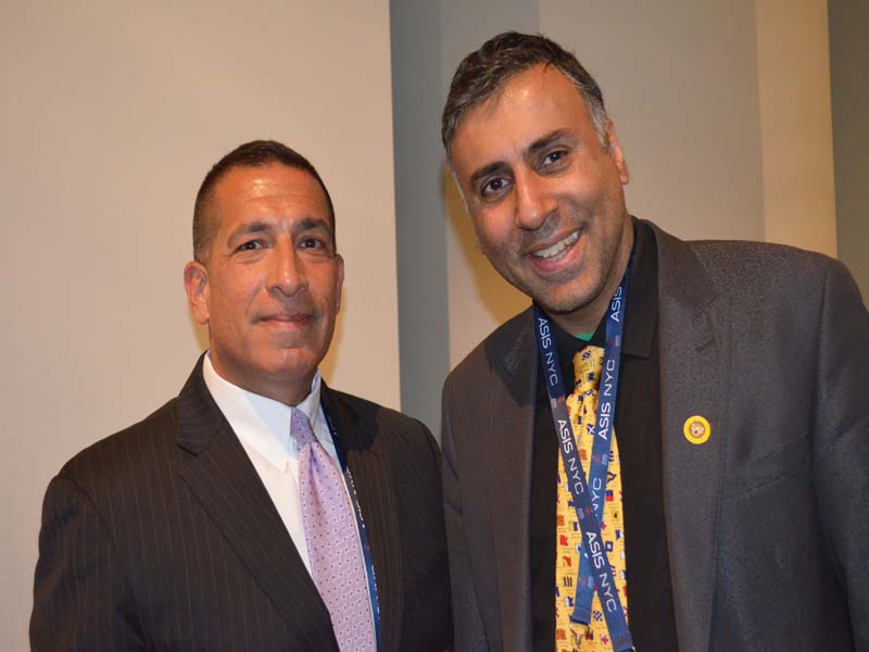 Dr.Abbey with Joseph A. D'Amico Superintendent of the NY State Police