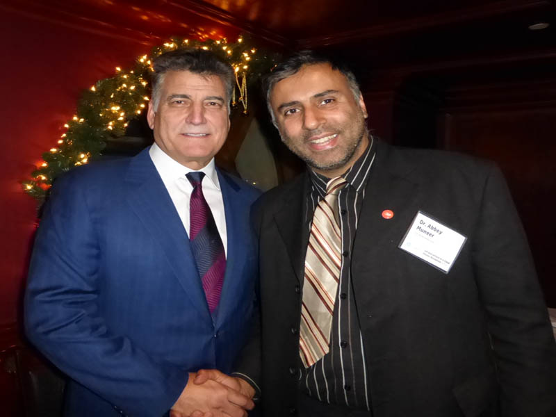 Dr.Abbey with Keith Hernandez Former Mets Player