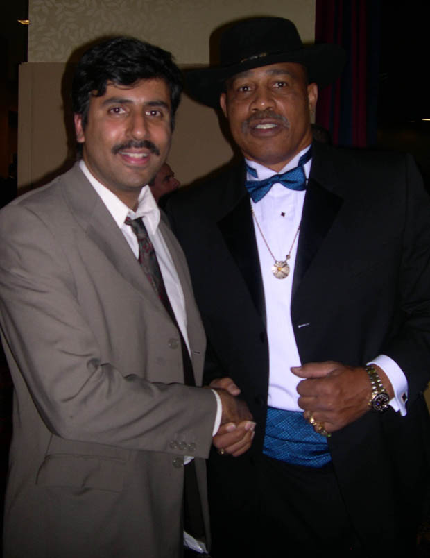 Dr.Abbey with Ken Norton Former Heavyweight World Champ
