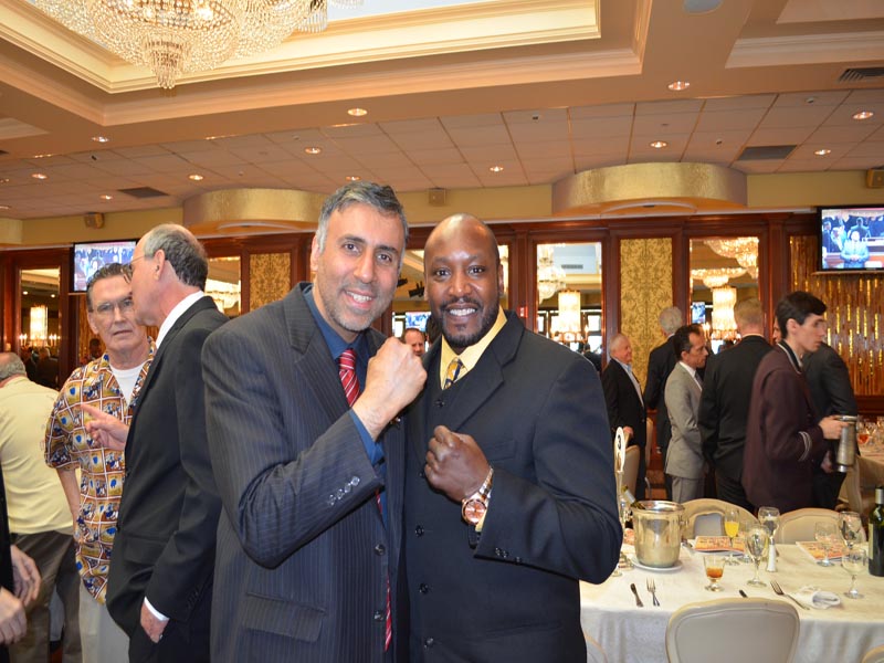 Dr.Abbey with Lonnie Bradley Former World Middleweight Champ