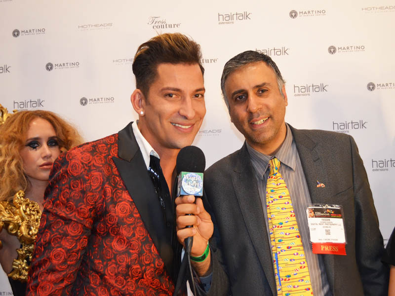 Dr.Abbey with Martino Cartier Global Artistic Designer