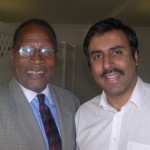 Dr.Abbey with Mayor Sharpe James of Newark NJ