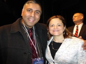 Dr.Abbey with Melissa Mark -Viverito, NYC Council Speaker
