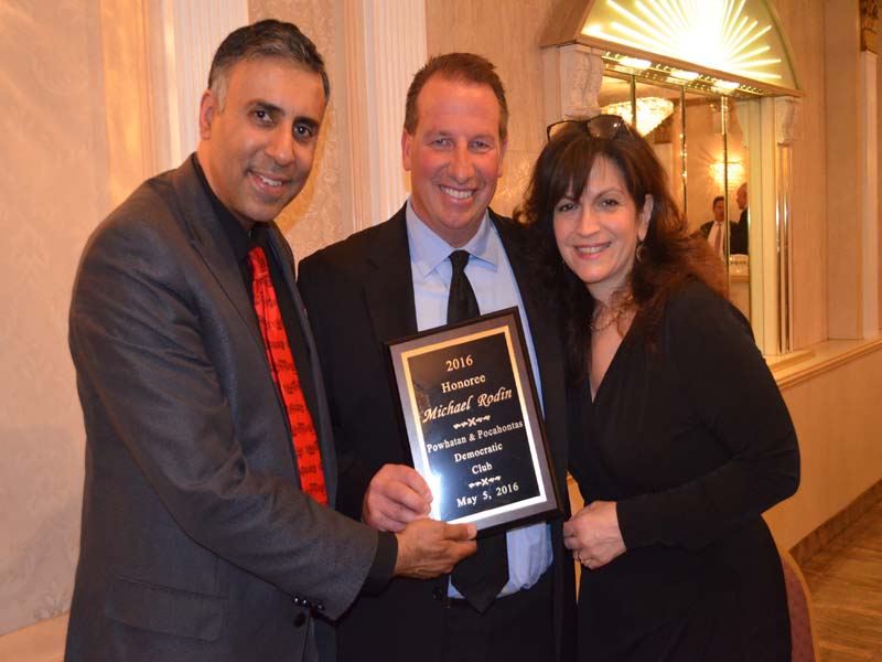 Dr.Abbey with Michael Rodin Queens DM of UBOC&JA & his wife