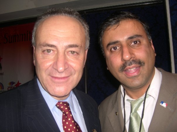 Dr.Abbey with NY Senior Senator Charles Schumer