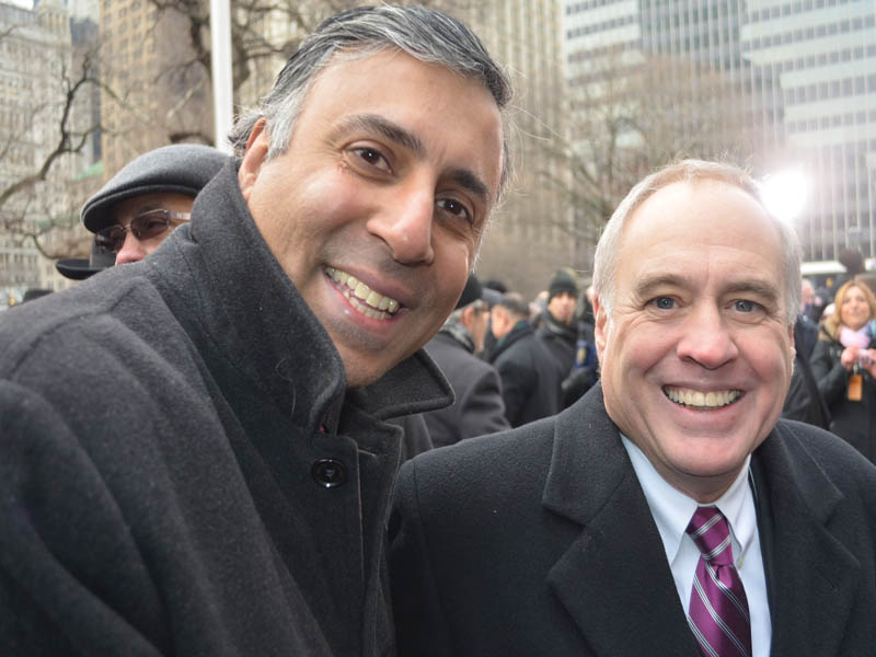 Dr.Abbey with NYS Comptroller Thomas P. DiNapoli