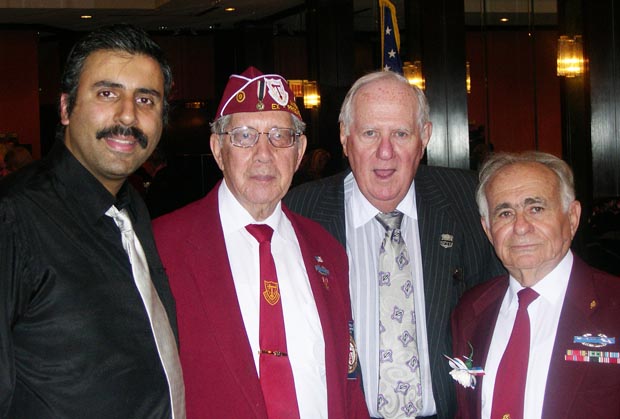 Dr.Abbey with POW Veterans