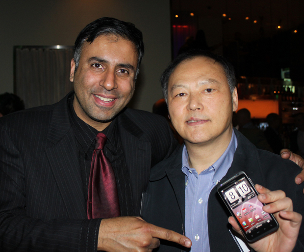 Dr.Abbey with Peter Chou President and CEO of HTC