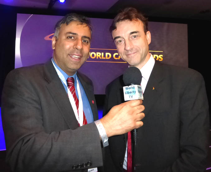 Dr.Abbey with Peter Lyon Chairman World Car Awards