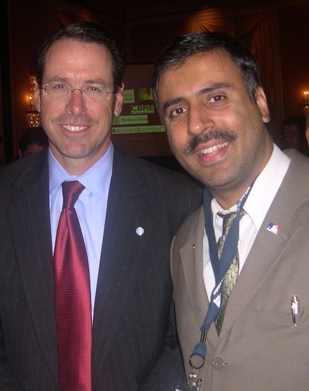 Dr.Abbey with Randall L.Stephenson Chairman of AT&T