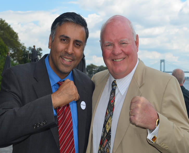 Dr.Abbey with Randy Neumann Boxer, Referee
