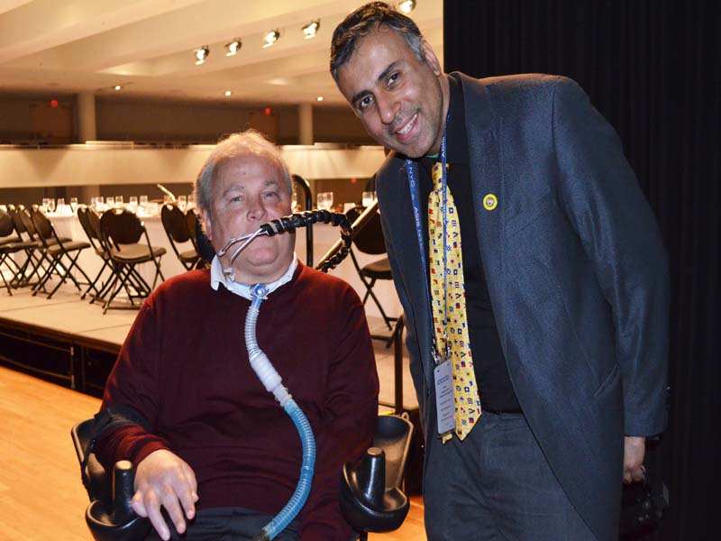 Dr.Abbey with Shot NYPD officer Steven McDonald