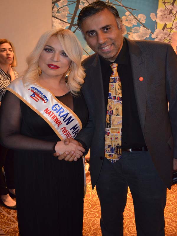 Dr.Abbey with Singer and Song Writer Ednita Nazario