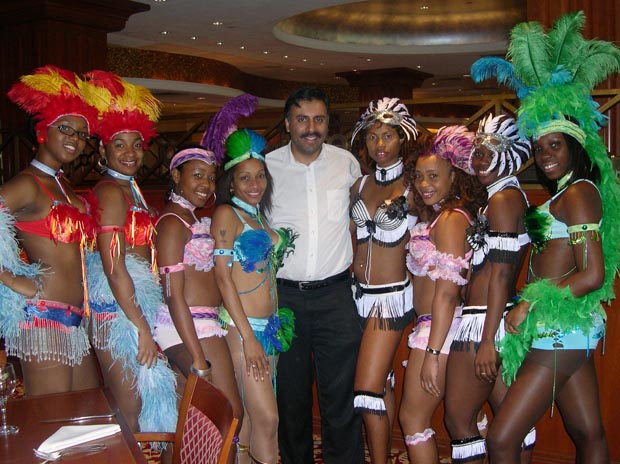 Dr.Abbey with St Lucian Carnival Girls