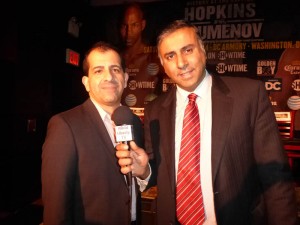 Dr.Abbey with Stephen Espinoza For Showtime Boxing