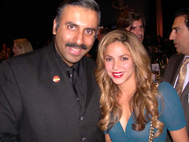 Dr.Abbey  with Superstar Singer Shakira