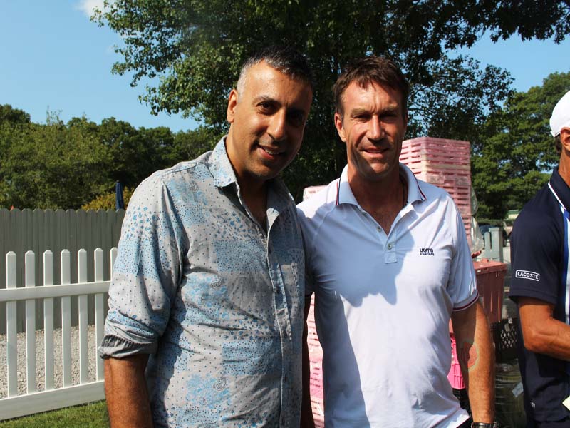 Dr.Abbey with Tennis Player Pat Cash