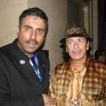 Dr.Abbey with The Great Carlos Santana