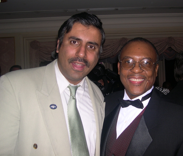 Dr.Abbey with Timothy Marshall President Jamaica Resource Center