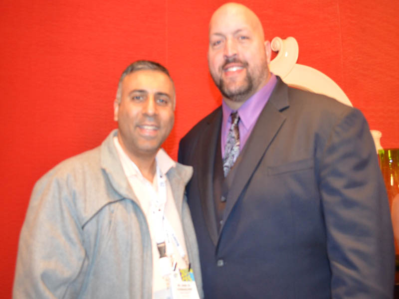 Dr.Abbey with WWE Wrestler Big Show