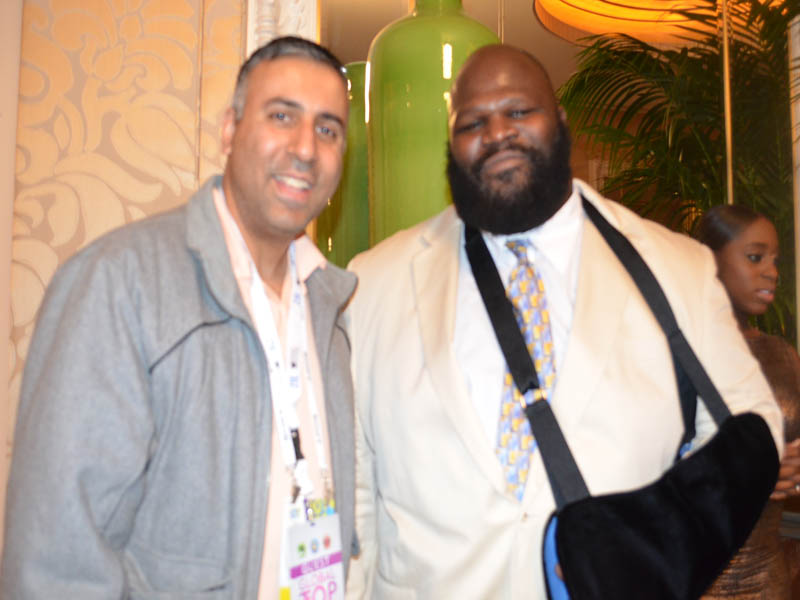 WWE Wrestler Mark Henry with Dr.Abbey