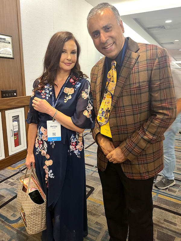 Dr Abbey with Actress and Advocate Ashley Judd