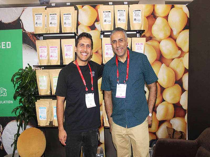 Dr Abbey with Adham Aljahmi owner Green Boy Products