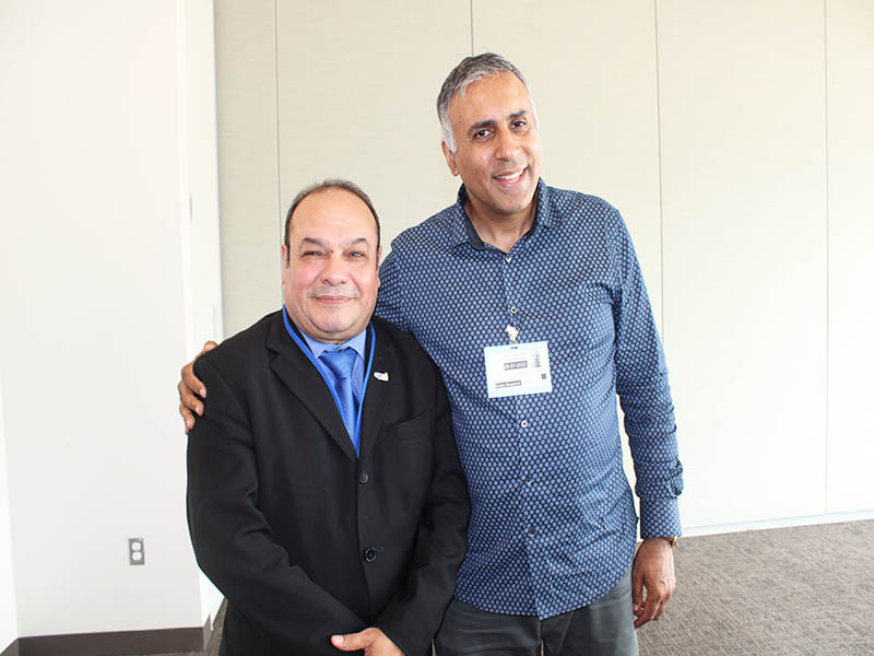 Dr Adal with Amb Carlos E.Garcia of El Salvador