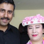 Dr. Abbey with Lisa Zhang,President world peace charity foundation