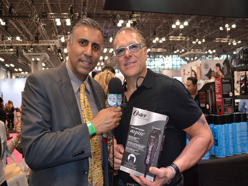 Dr.Abbey With David Guerin of Oster Professional