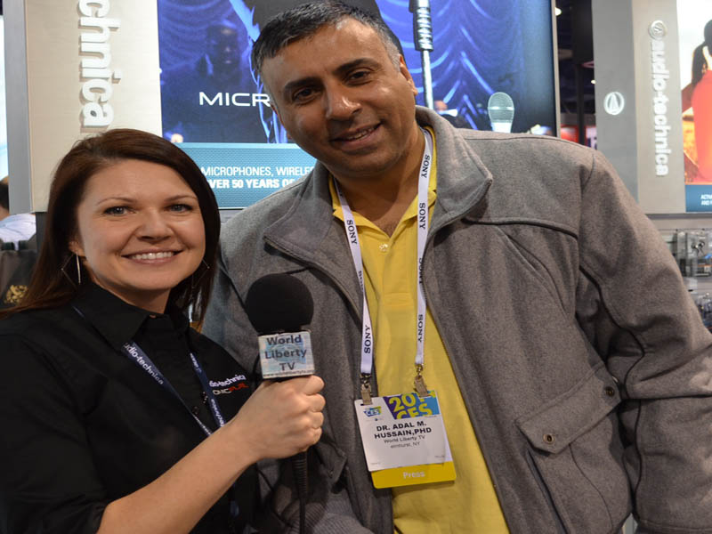 Dr.Abbey with Crystal Griffith Mktg for Audio-Technica