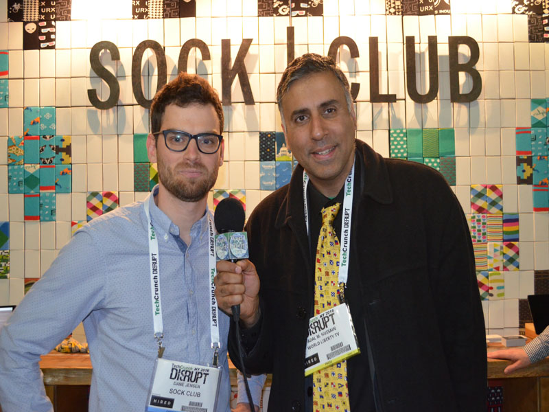 Dr.Abbey with Dane Jensen Founder Sock Club