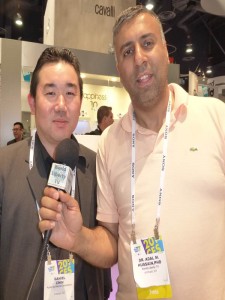 Dr.Abbey with Daniel Chin CEO Hyper of Sanho Corp